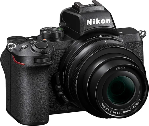Vista 4 de Nikon Z 50 con lente de zoom gran angular Cámara compacta sin espejo para fotos/vídeos con lente de 16-50mm Modelo Nikon USA