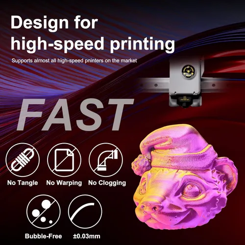 Vista 100 de ERYONE Filamento de ácido poliláctico (PLA) de seda para impresora 3D, de 1.75 mm +/- 0.03 mm, carrete de 1 kg (2.2 libras), verde esmeralda seda