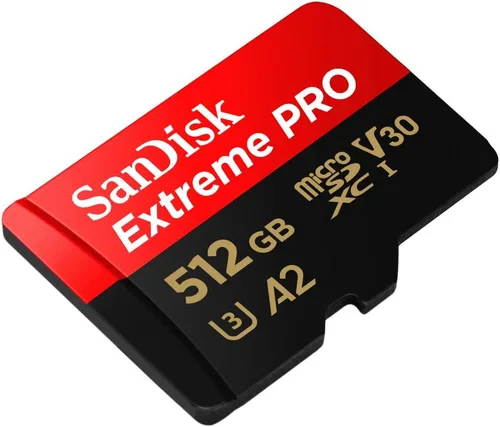 Vista 2 de SanDisk Extreme PRO microSDXC UHS-I Tarjeta de memoria 512 GB + adaptador y RescuePRO Deluxe