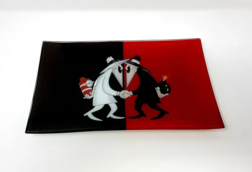 Vista 18 de E.G.G. Bandeja de vidrio resistente a las roturas: Decorativa/Coleccionable de alta resolución Gran regalo (entre nosotros)