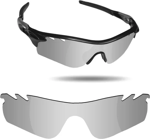 Vista 3 de Fiskr Lentes de repuesto para gafas de sol Oakley RadarLock Path, 2 pares empaquetados para OO9181