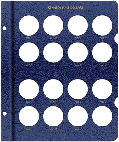 Vista 17 de Whitman US Kennedy Álbum de monedas de medio dólar 1964 - 2002 #9127
