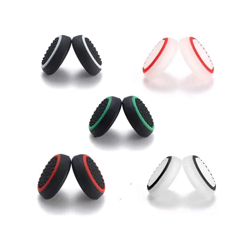 Vista 5 de Joystick - Tapa protectora de silicona para PS5, PS4, Xbox 360, PS3 (8 pares de colores mixtos)