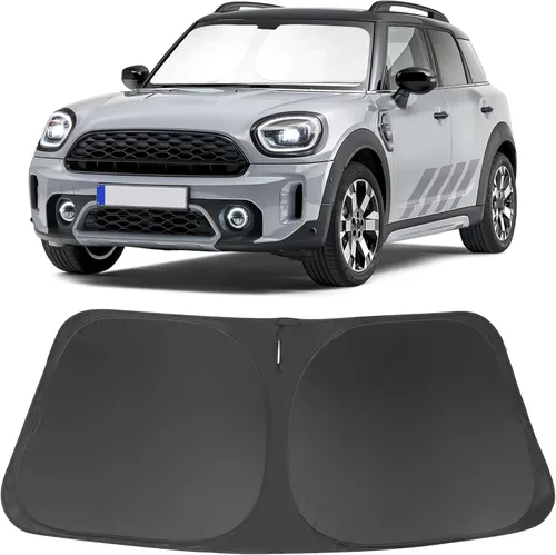 Vista 115 de Parasol para parabrisas de ajuste personalizado para BMW X1 F48 2016-2022, accesorios plegable, bloqueador solar protege el automóvil de los rayos