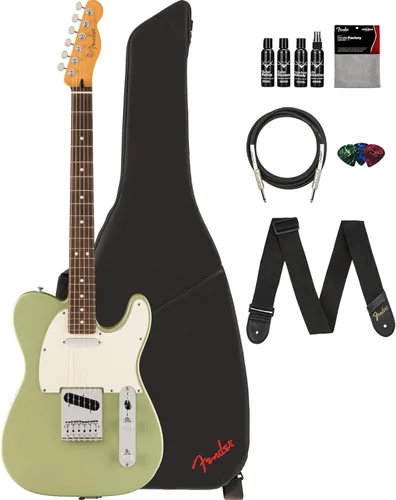 Vista 12 de Fender Player II Telecaster - Paquete color caramelo claro con estuche, correa, cable, paquete de 3 púas y kit de limpieza para guitarra