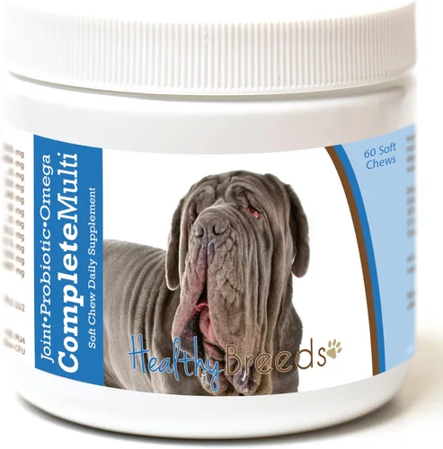 Vista 105 de Healthy Breeds Cavalier King Charles Spaniel - Multivitamínico todo en uno, completo con probióticos, glucosamina, condroitina y omegas, 60