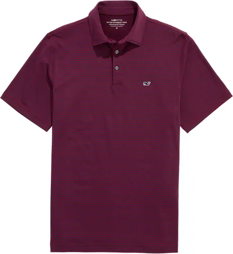 Vista 26 de Vineyard Vines Polo Bradley Stripe Sankaty para hombre Yate Blue Tejeda