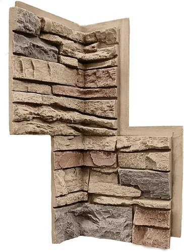 Vista 7 de GenStone Panel de piedra apilada de imitación de 41 x 11.25 pulgadas en color amanecer del desierto para proyectos de mejoras del hogar amigables