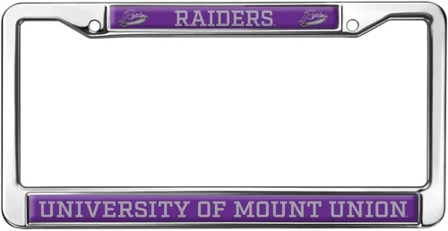 Vista 157 de Texas A&M University - Texarkana Mascot - Marco de metal estándar para placa de matrícula de tamaño completo