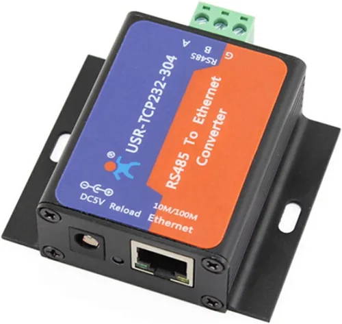 Servidor serie de un solo puerto RS232 RS485 RS422 Convertidor de serie a Ethernet DC 5V Transmisión transparente entre RS232/RS485/RS422 Ethernet