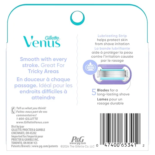 Vista 8 de Gillette Venus Extra Smooth Swirl - Repuestos para cuchilla de afeitadora para mujer - 4