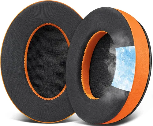 Vista 11 de SOULWIT Almohadillas de Gel de Reemplazo para Auriculares HyperX Cloud 1/2/3/Pro/Core, Cloud Alpha/Flight/Stinger Series, CloudX Stinger/Flight Negro