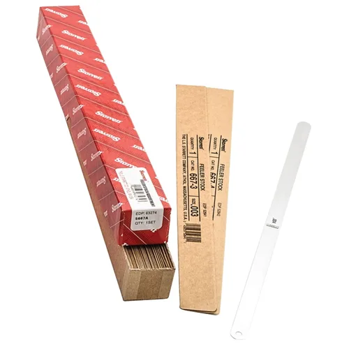 Starrett Surtido de medidores de espesor de acero templado o medidor de espesores sin dispositivo de bloqueo, ideal para profesionales y mejoras