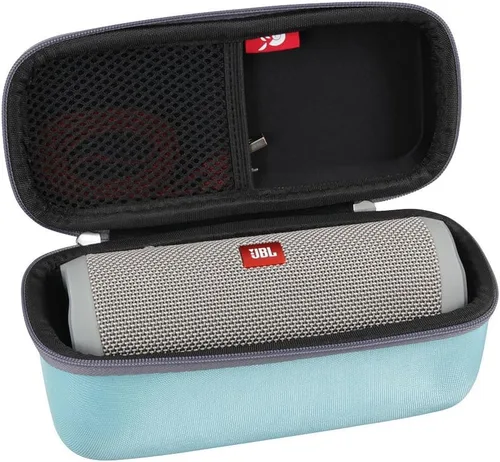 Vista 6 de Hermitshell Funda de viaje rígida de EVA compatible con altavoz Bluetooth portátil a prueba de salpicaduras JBL Flip 3 / Flip 4 (camuflaje)
