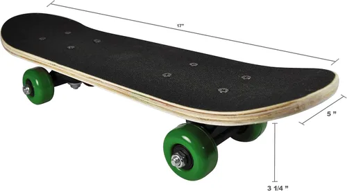 Vista 3 de Rude Boyz - Patineta de madera gráfica para niños 17 pulgadas