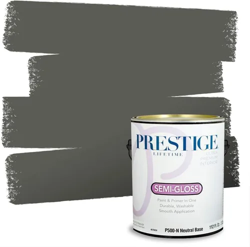 Vista 98 de PRESTIGE Paints - Pintura exterior e imprimación en uno, 1 galón, satinado, verde Bayou