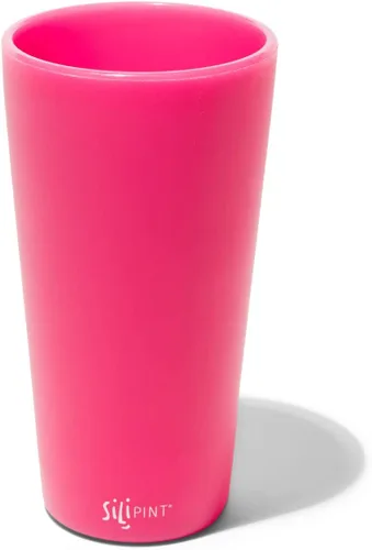 Vista 32 de Silipint Vaso de pinta de silicona de 16 oz – Vaso reutilizable irrompible sin BPA de silicona – Apto para lavavajillas, microondas y congelador
