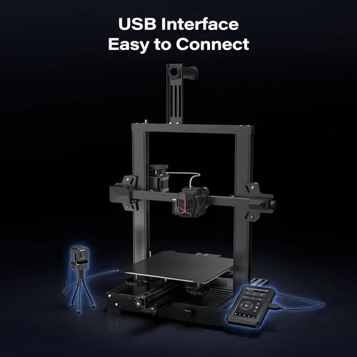 Vista 9 de Creality Nebula - Kit de cámara HD USB 3D para impresora con visión nocturna, monitoreo de 24 horas, detección de espagueti, filmación de lapso