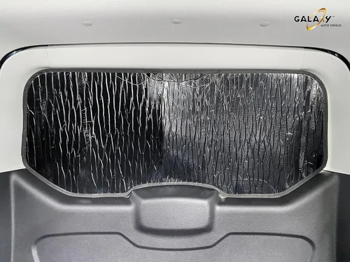 Vista 2 de Parasol de ajuste personalizado para ventana trasera (1 unidad) para Ford Transit Connect 2014, 2015, 2016, 2017, 2018, 2019, 2020, 2021, 2022