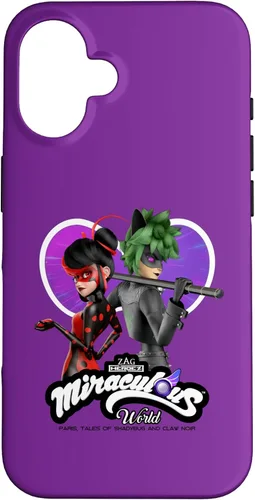 Vista 32 de Miraculous Ladybug Cat Noir Tales of Shadybug and Claw Noir - Carcasa para iPhone 17