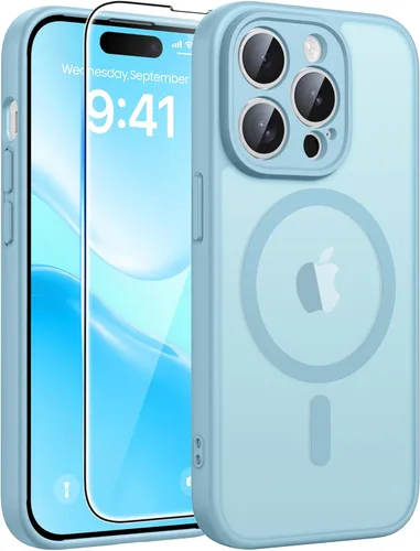 Vista 206 de FNTCASE Funda para iPhone Air: [Compatible con Magsafe] Fundas translúcidas mate con [protección completa de la cámara] [protector de pantalla]