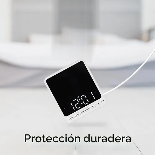 Vista 4 de Wasserstein Funda de reloj despertador para Blink Mini, versión negra, cubierta discreta para colocación de cámara discreta, no compatible con Blink