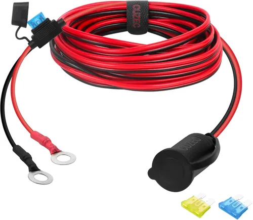 Vista 10 de CUZEC Enchufe adaptador de 3.9 pies con terminal de ojal (CU10181B)