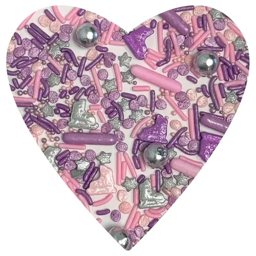 Vista 10 de COOL MOM SPRINKLES Gránulos dorados de melocotón (4 onzas) – Gránulos temáticos elegantes para decorar pasteles de cumpleaños, cupcakes, galletas