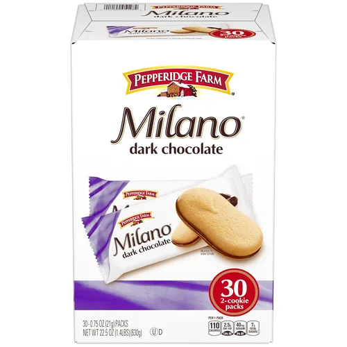 Vista 12 de Pepperidge Farm Chessmen Minis Galletas de mantequilla, 8 paquetes de aperitivos, 2.25 onzas cada una (paquete de 8)