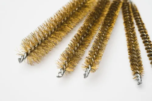 Vista 9 de PMD Products Kit de cepillos de limpieza de tubos de 10 piezas Cepillos de alambre de latón y cepillos de acero inoxidable de 12 pulgadas de largo