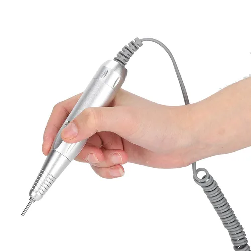 Vista 9 de Electric Nail Drill Pen Handle, Handpiece Manicure & Pedicure Polish Machine, Handpiece for Nail Drill Machine Part Manicure Pedicure Nail Art Tool
