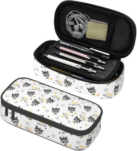 Vista 20 de Estuche grande para lápices de astrología, luna y sol, estuche para lápices con compartimentos con cremallera, bolsa de lápices para niños
