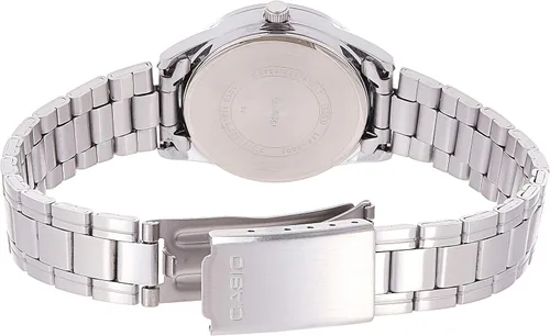 Vista 2 de Casio LTP-V005D-4B Reloj analógico de 3 manos para mujer de acero inoxidable estándar