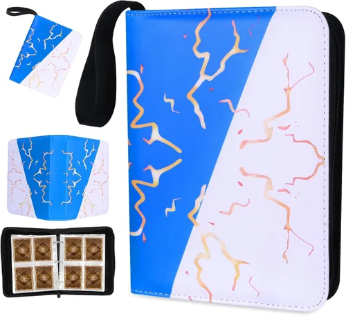 Vista 13 de Álbumes para cartas coleccionables, fundas protectoras para cartas coleccionables, carpeta para tarjetas de 18 bolsillos, estuche para cartas de 900