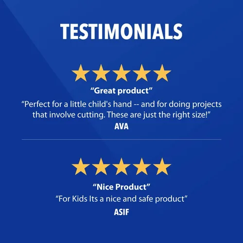 Vista 7 de Tijeras Westcott para niños diestros y zurdos, Variados Total 1