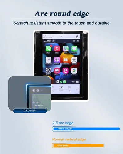 Vista 3 de BIBIBO Protector de pantalla para Ford Ranger 2024 para Ford Ranger 2024 2025 10.1" Pantalla de navegación, resistente a arañazos Protector