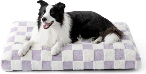 Vista 10 de LE SURE - Cama pequeña para perro con espuma triturada gruesa, cama para interiores con funda afelpada extraíble y base antideslizante, verde