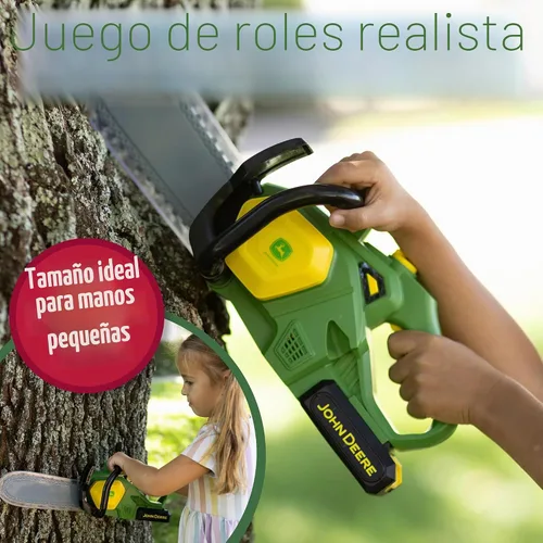 Vista 2 de John Deere Juguete de motosierra - Luces y sonidos, juego de simulación - A partir de 3 años