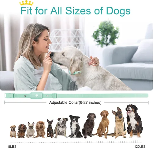 Vista 5 de Bousnic Collar de choque para perros – Collar de entrenamiento eléctrico impermeable recargable con control remoto para perros pequeños, medianos