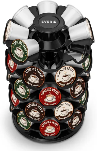 Everie - Soporte para cápsulas de café compatible con cápsulas de 40 K