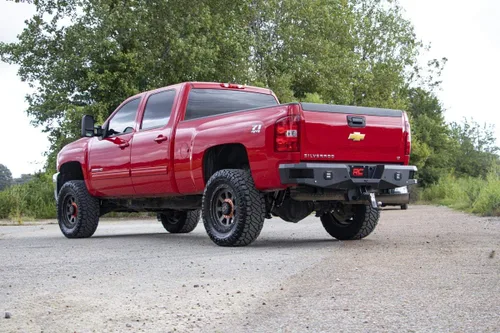 Vista 4 de Rough Country Parachoques trasero LED resistente para Chevy Silverado y GMC Sierra 2500HD/3500HD (2011-2019)