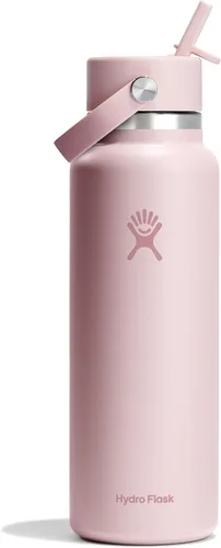Vista 78 de Hydro Flask Botella de agua – Acero inoxidable aislado – Tapa flexible con popote de boca ancha, antiderrames, a prueba de fugas y recargable