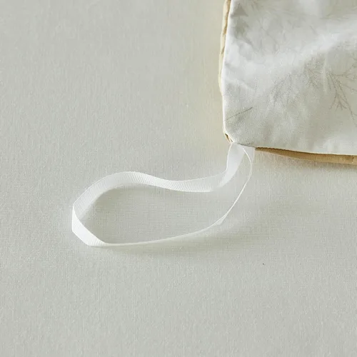 Vista 5 de YuHeGuoJi Juego de funda de edredón botánica dorada, tamaño Queen, 100 % algodón, 3 piezas, 1 funda de edredón floral caqui con cremallera y lazos