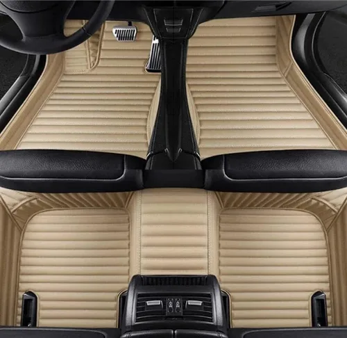 Vista 17 de Tapetes de piso de automóvil compatibles con el 99 % de automóviles de pasajeros, SUV, sedán, híbridos, cupés, hatchbacks, alfombrillas Naranja