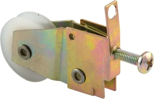 Prime-Line B 777 - Rodillo de puerta mosquitera de acero de 1 pulgada con rodillo de polietileno, musgo (paquete individual)