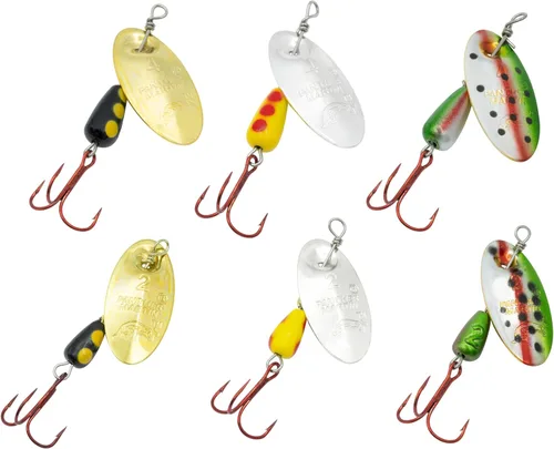 Vista 12 de Panther Martin Fishing Lures 6-Pack All Time Greatest Fish Catcher World Famous Spinning Lures in Value Kit Spinners for Trout, Salmon, Panfish