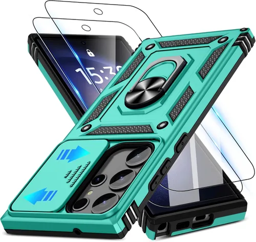 Vista 9 de ATUMP for Samsung Galaxy S20-FE 5G Case with Camera Lens Cover & HD Screen Protector(2 Pack), [10FT Military Grade Drop Protection] Magnetic Holder