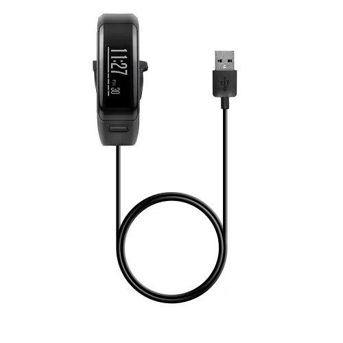Vista 3 de Kissmart Compatible con el cargador Garmin Approach X40, cable de carga de repuesto para Garmin Approach X40 (negro)