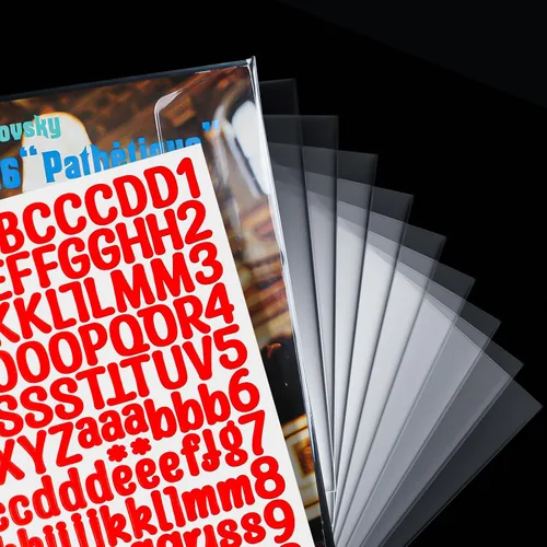 Vista 9 de Fundas de papel de estraza para discos de vinilo, 10 unidades, fundas de papel kraft para discos de vinilo LP, fundas de cartón con agujero central