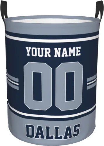 Vista 11 de Cesta de lavandería personalizada de Pittsburgh, cesta de lavandería personalizada con nombre y número, cesta de almacenamiento plegable